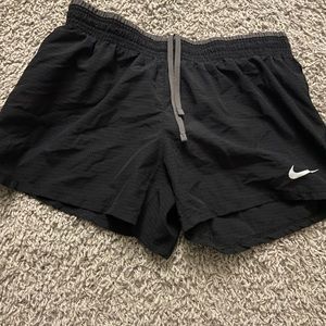 Nike running shorts low waisted